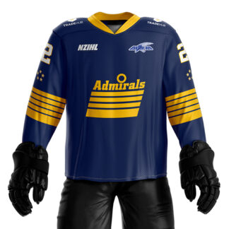 West Auckland Admirals 2022 NZIHL Replica Playing Jersey